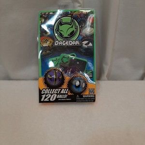 DageDar Balls 2-Pack Supercharged Ball Bearings 2 Trading Cards And Stands NEW